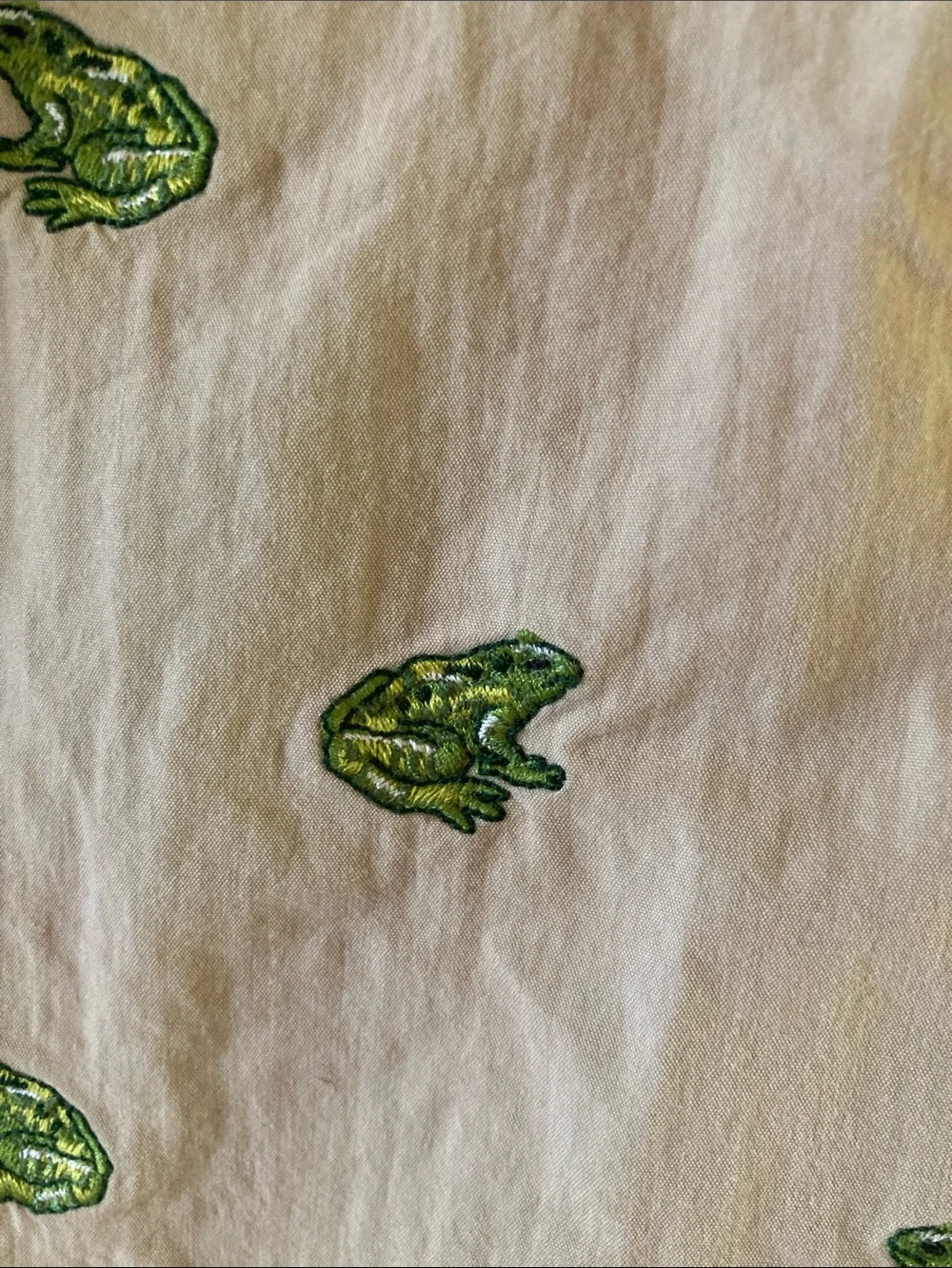 Boys Ralph Lauren Polo tan green frogs swim shorts size XL (20)